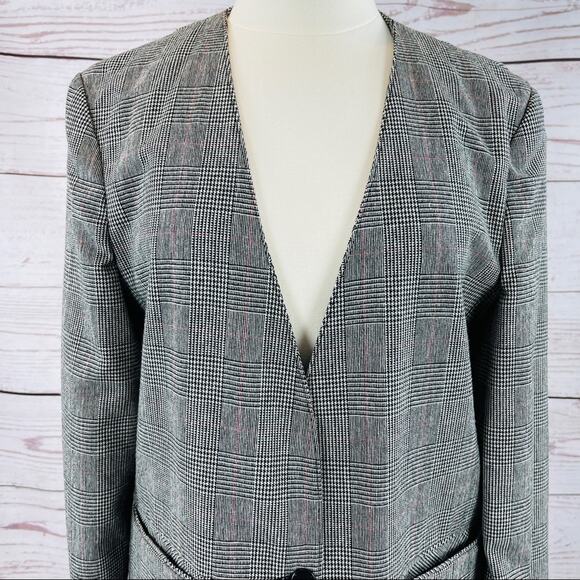 Alfred Dunner vintage skirt suit set plaid 80s 90s - Picture 2 of 11